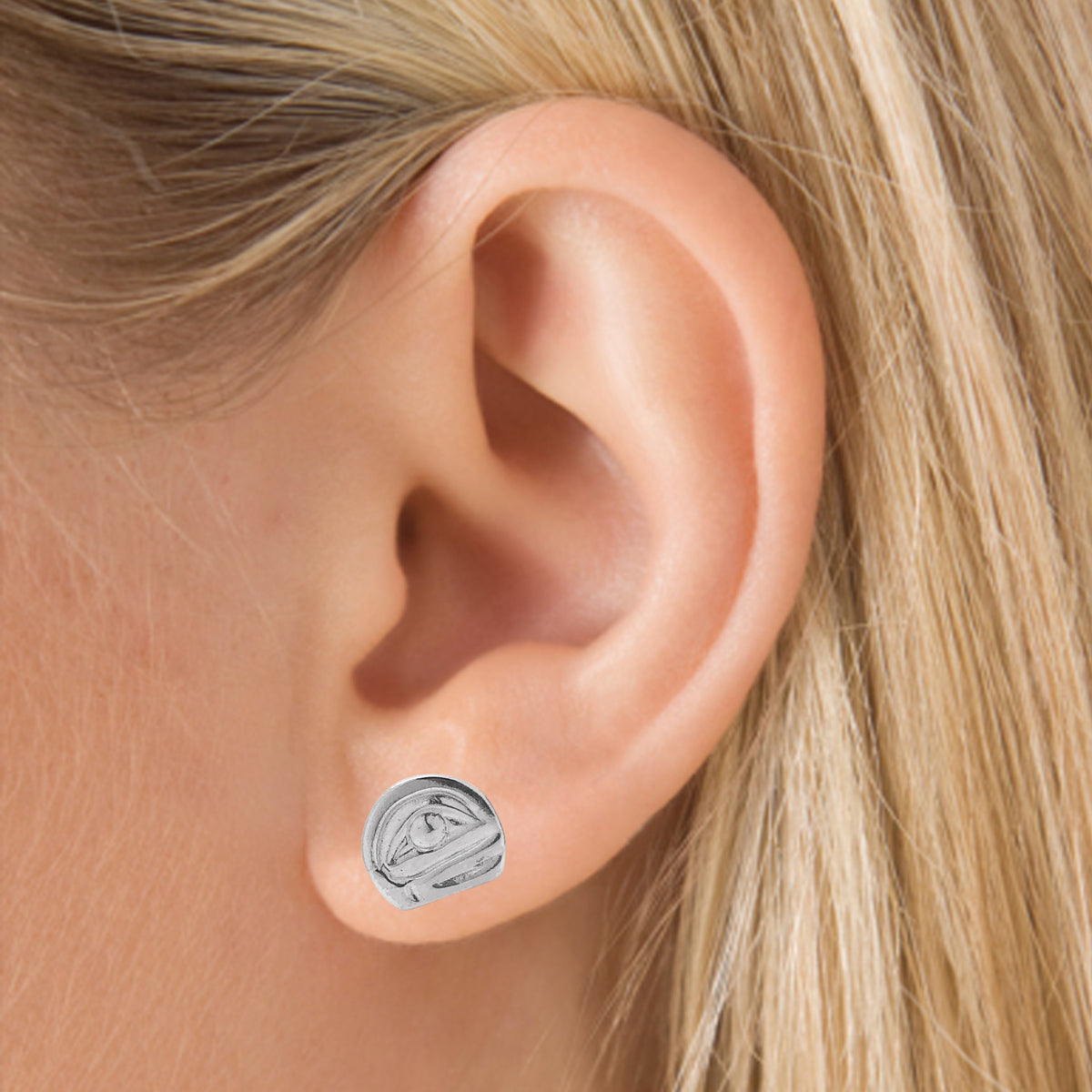 Boucles d'oreilles à tige en forme d'épaulard