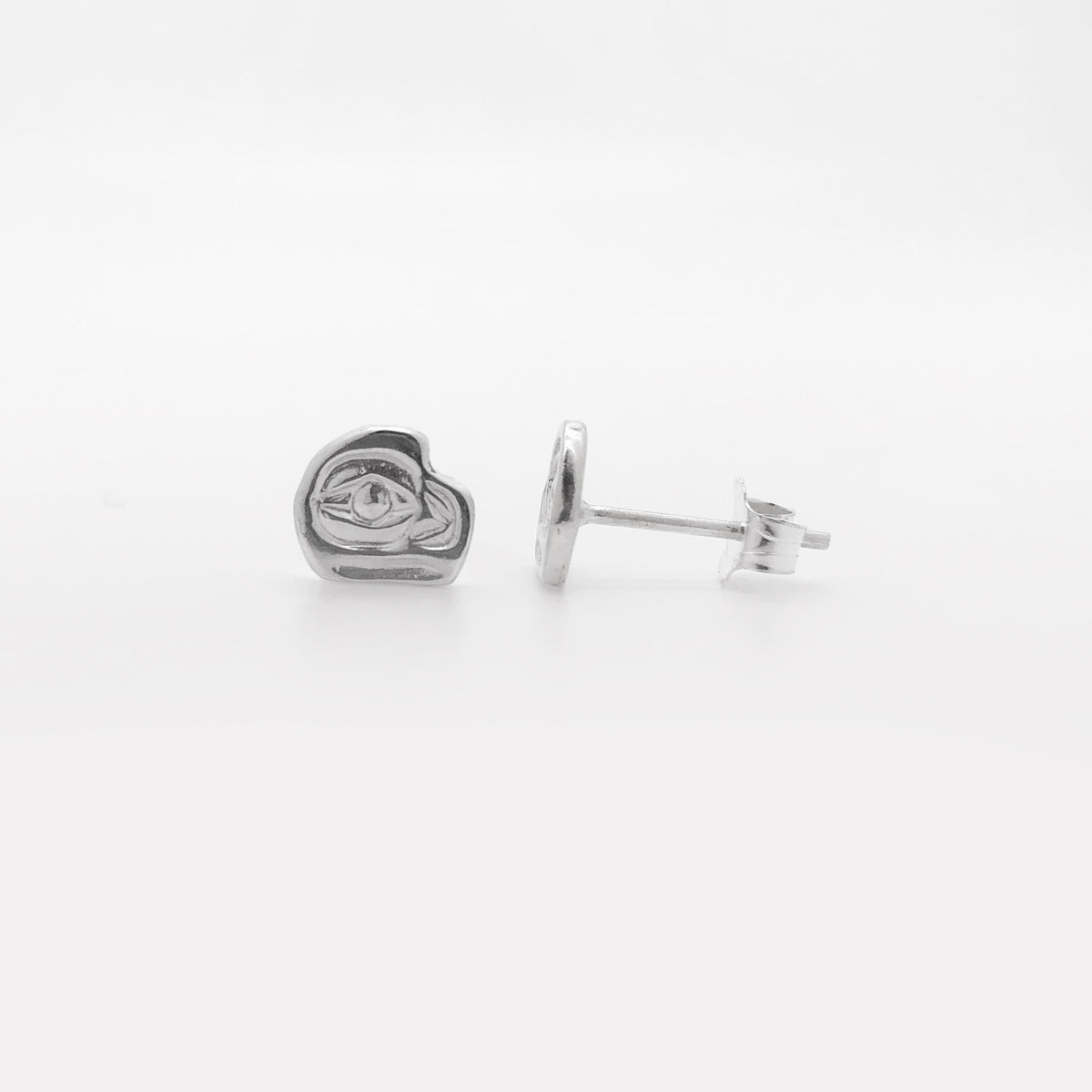 Boucles d'oreilles à tige en forme de corbeau