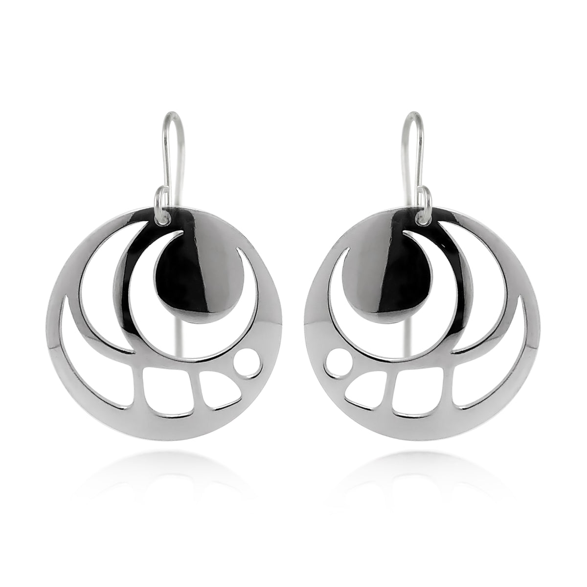 Boucles d'oreilles Lune