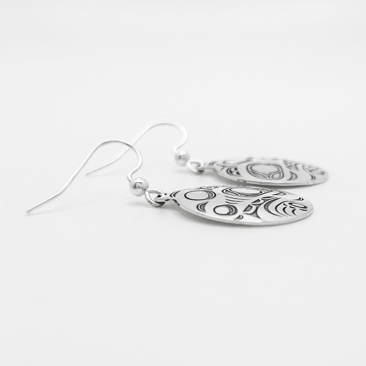 Boucles d'oreilles loup