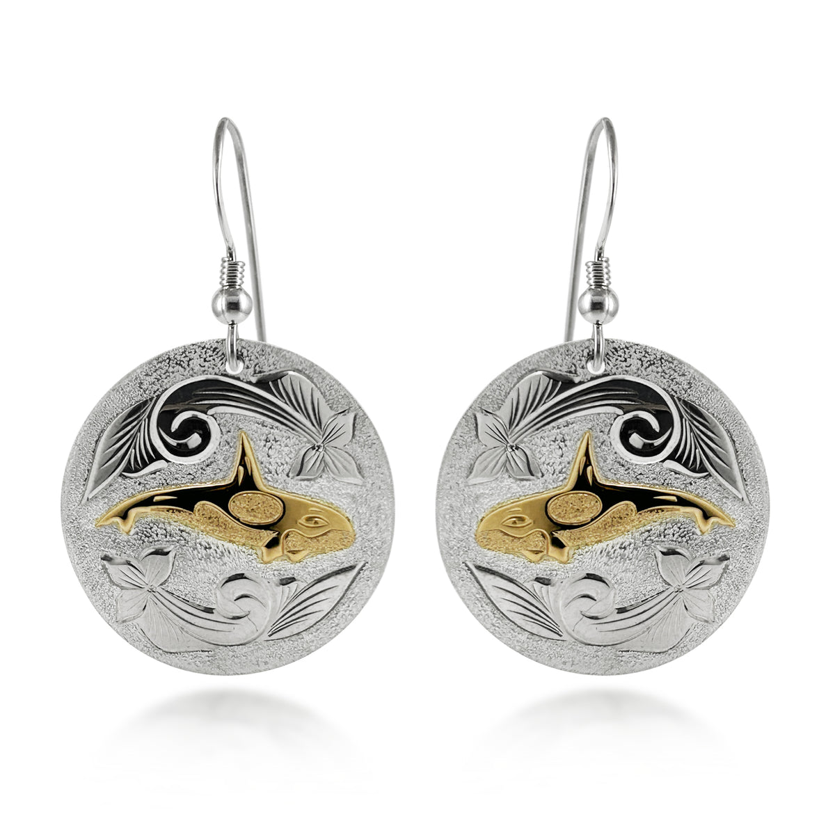 Boucles d'oreilles orque