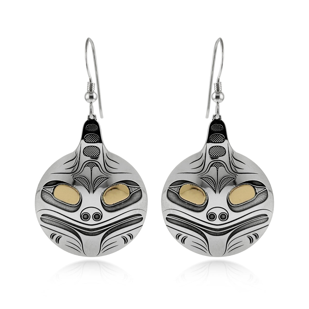 Boucles d'oreilles grenouille