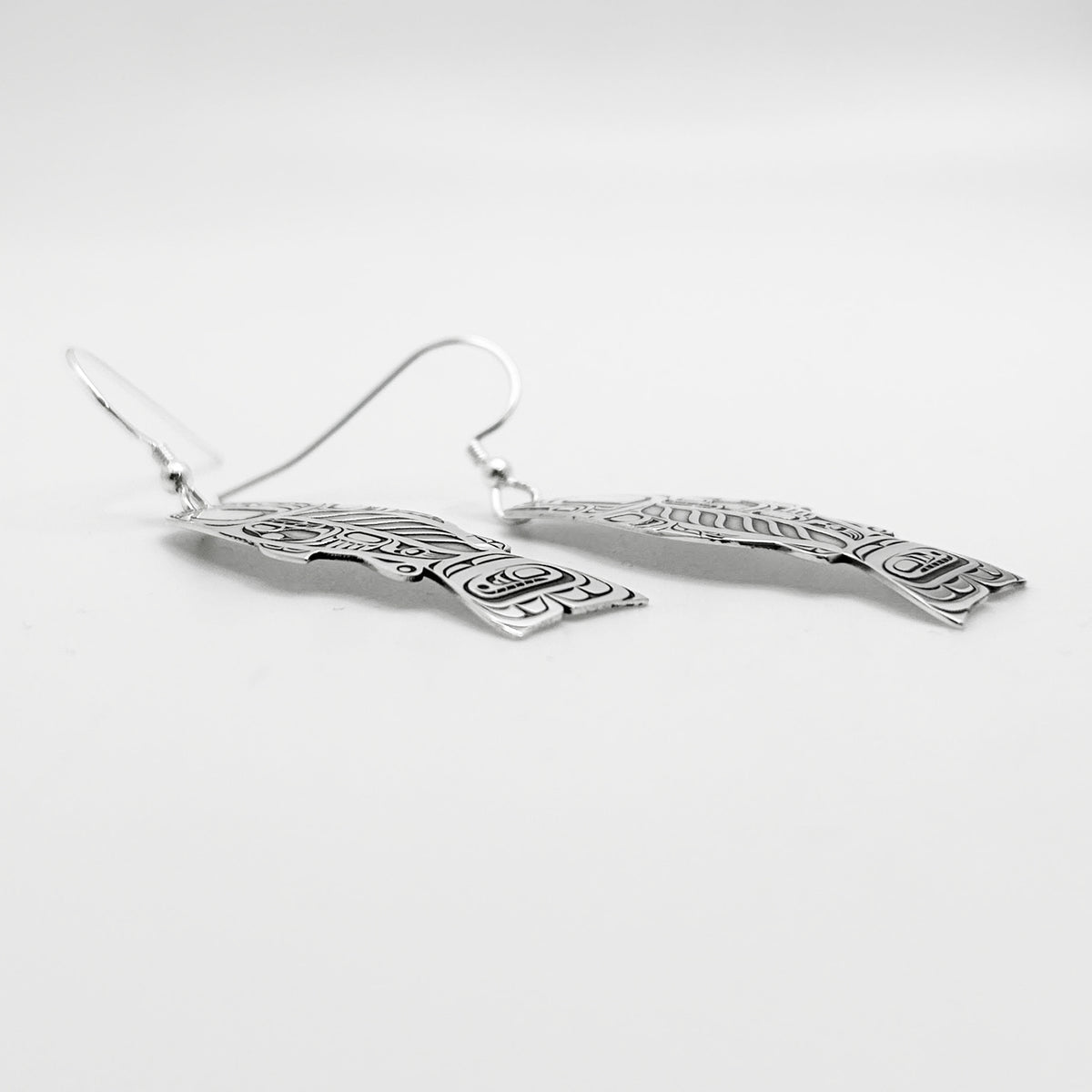 Boucles d'oreilles Saumon