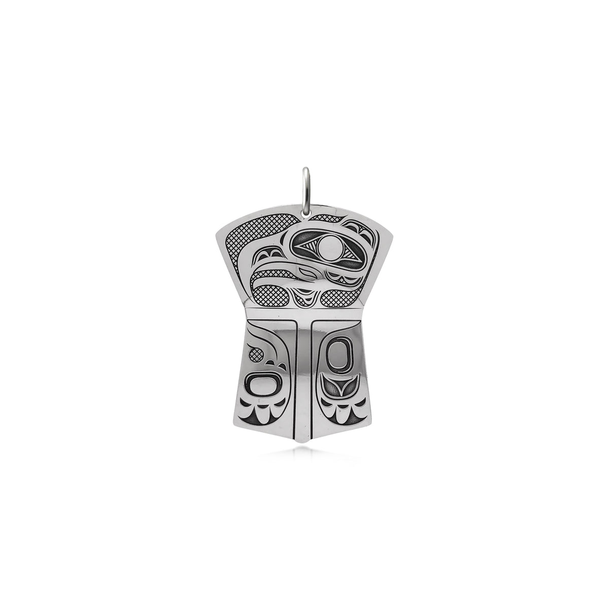 Eagle Copper Shield Pendant