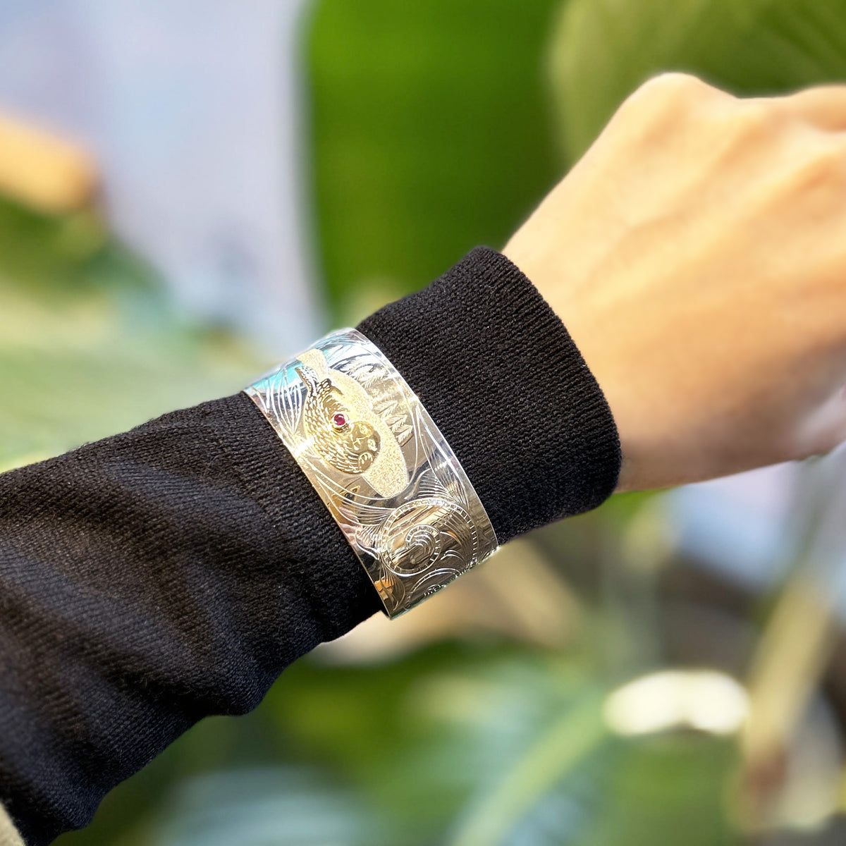 Bracelet Loutre avec Rubis