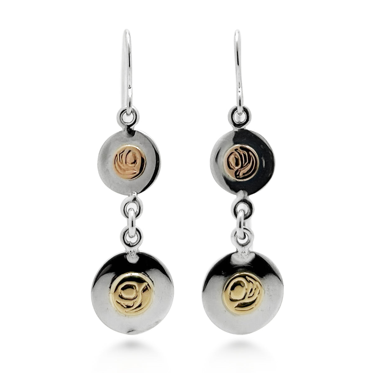 Boucles d'oreilles œufs de saumon