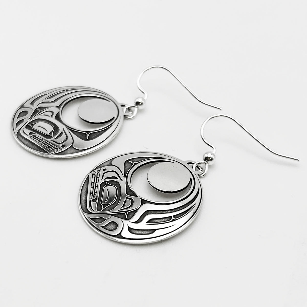 Boucles d'oreilles loup