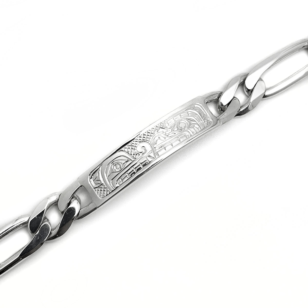 Bracelet d'identification loup et ours de 9 pouces