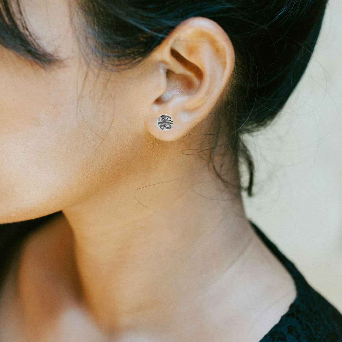 Boucles d'oreilles à tige en forme d'aigle