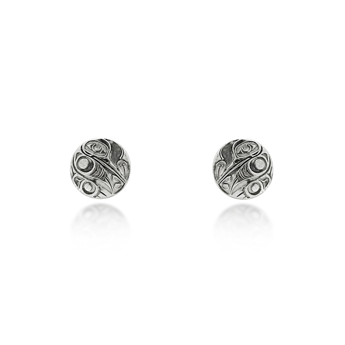 Boucles d'oreilles à tige en forme de colibri