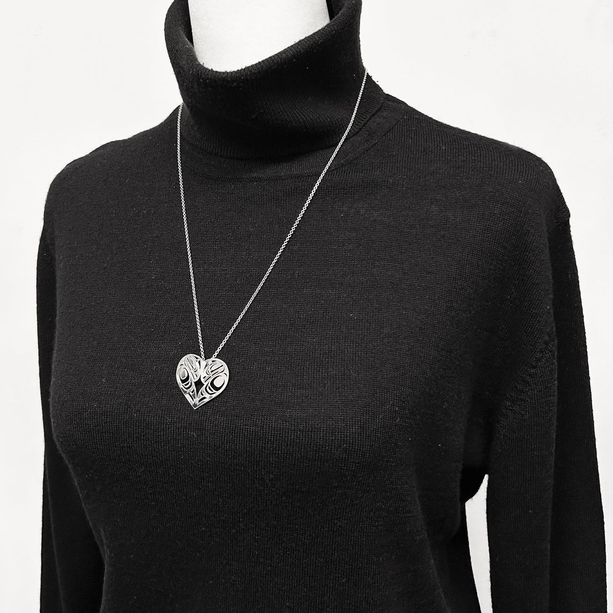 Raven Heart Pendant