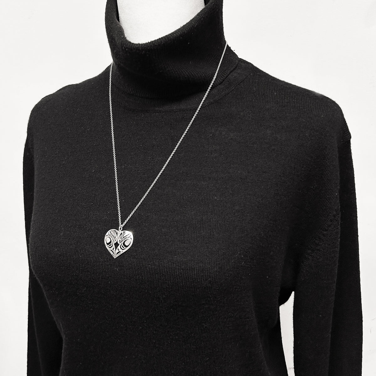 Raven Heart Pendant