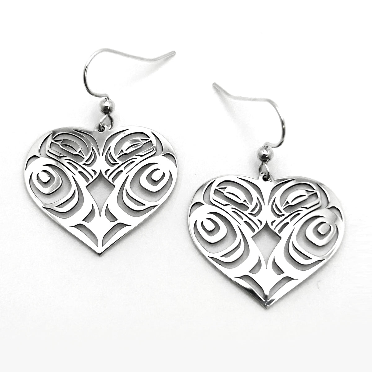 Eagle Heart Earrings