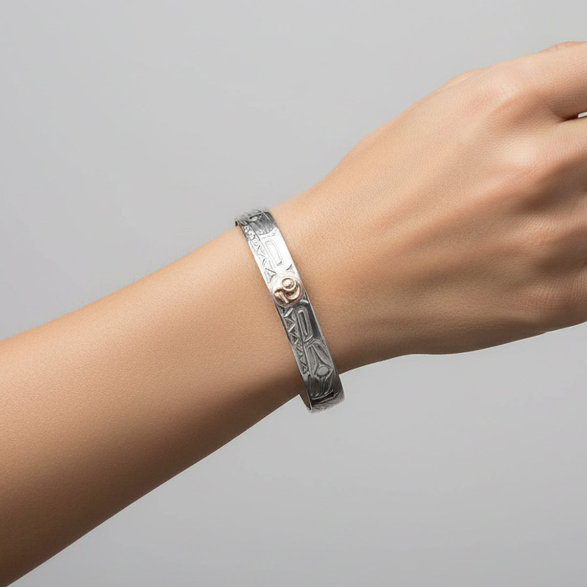 Wolves and Moon Bracelet