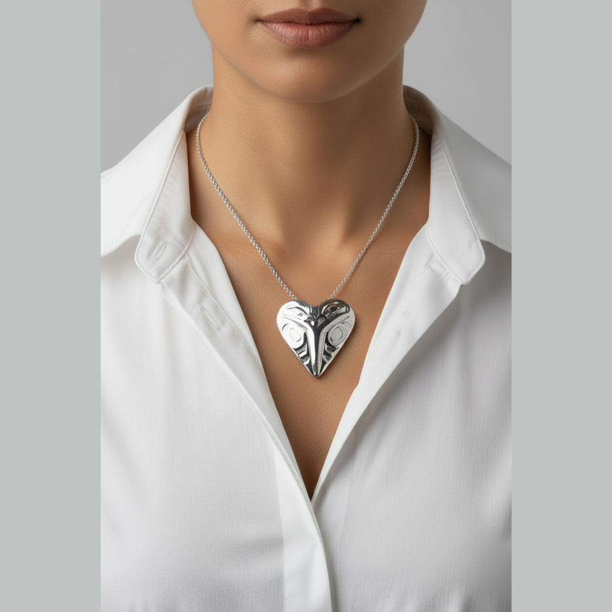Hummingbird Love Buds Pendant