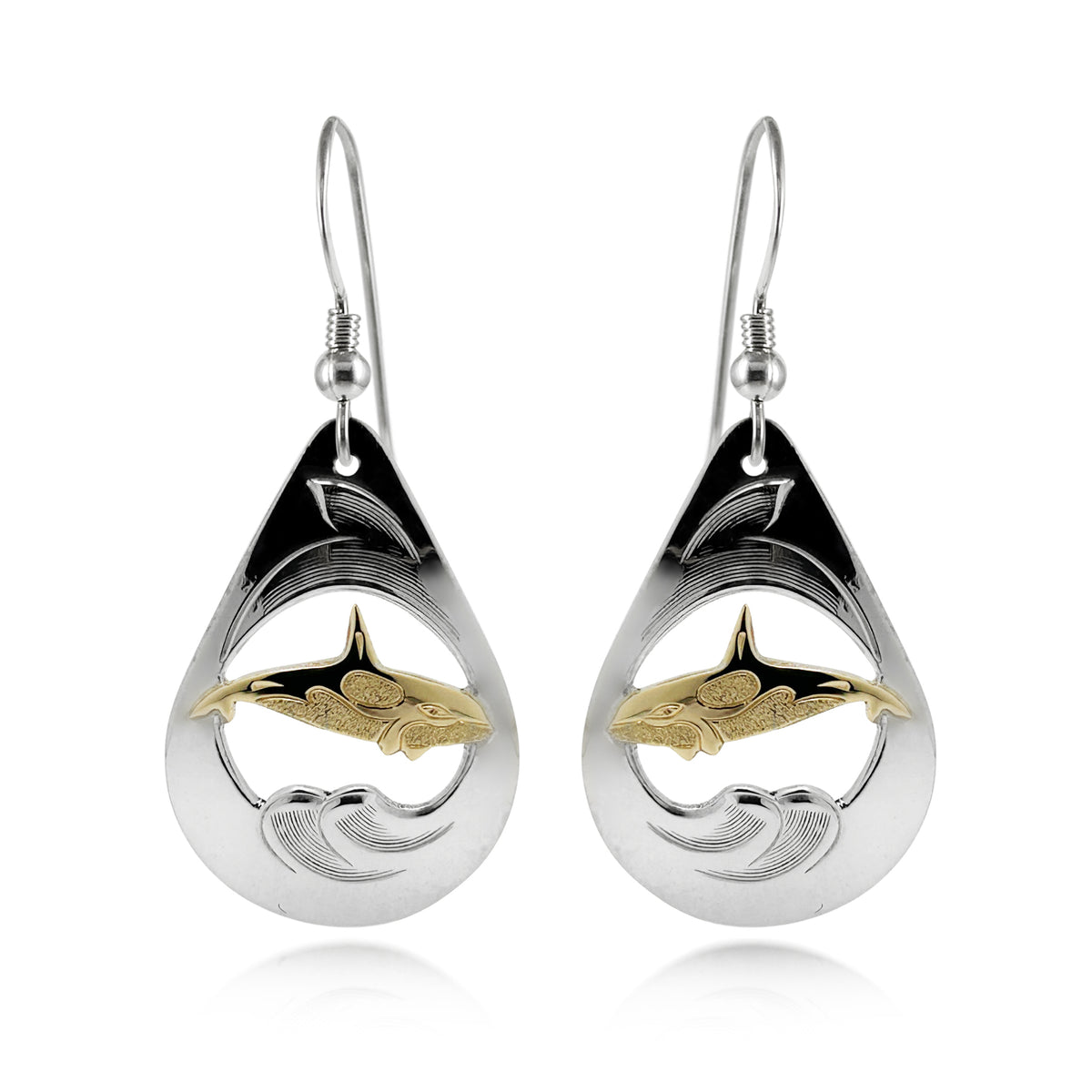 Boucles d'oreilles orque