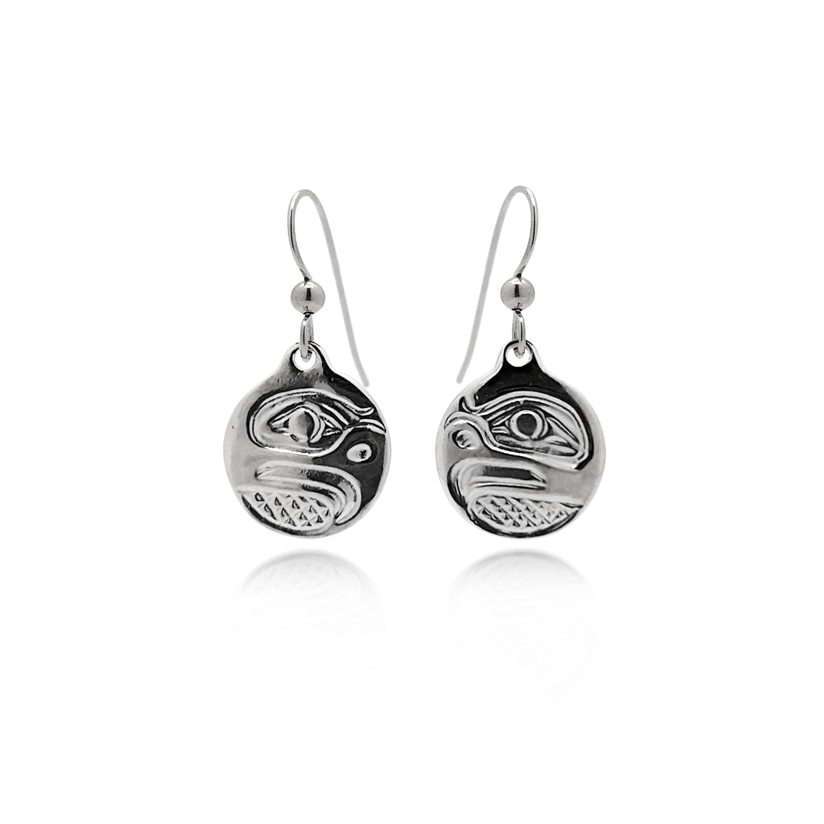 Boucles d'oreilles aigle