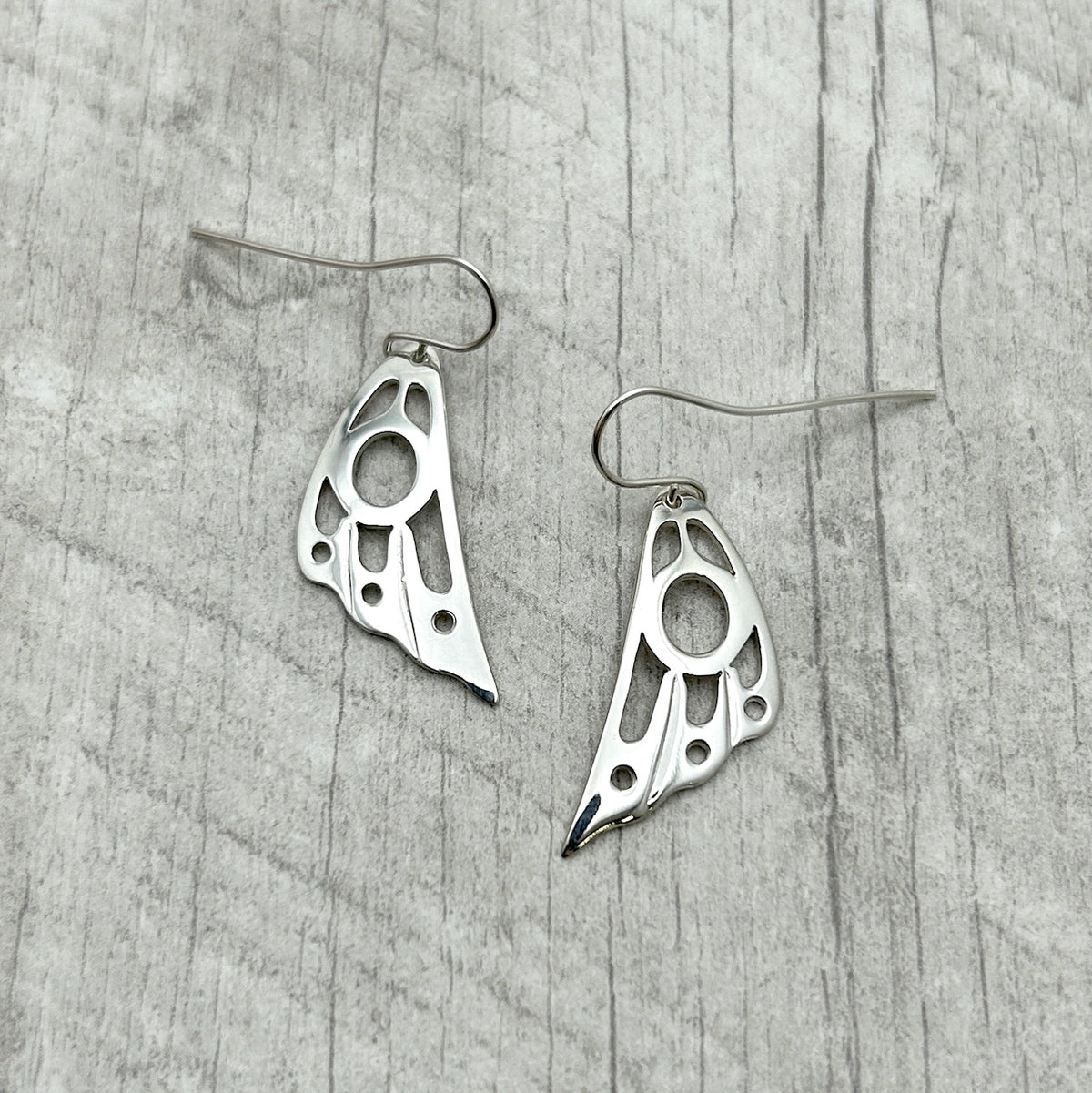 Boucles d'oreilles en plumes de colibri
