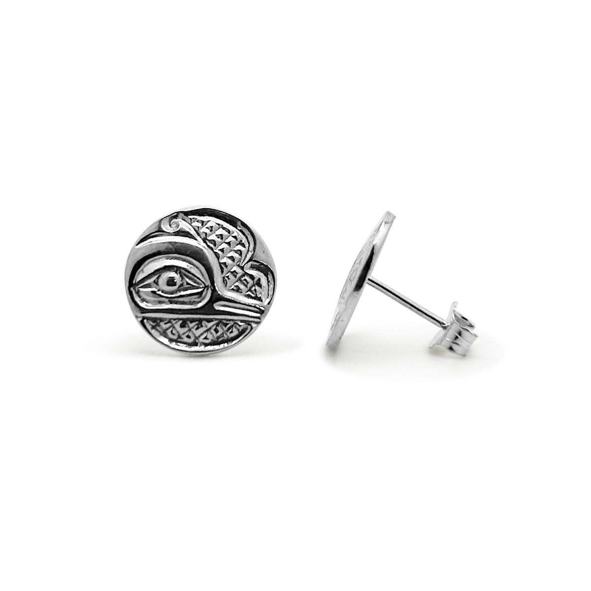Boucles d'oreilles à tige en forme de colibri