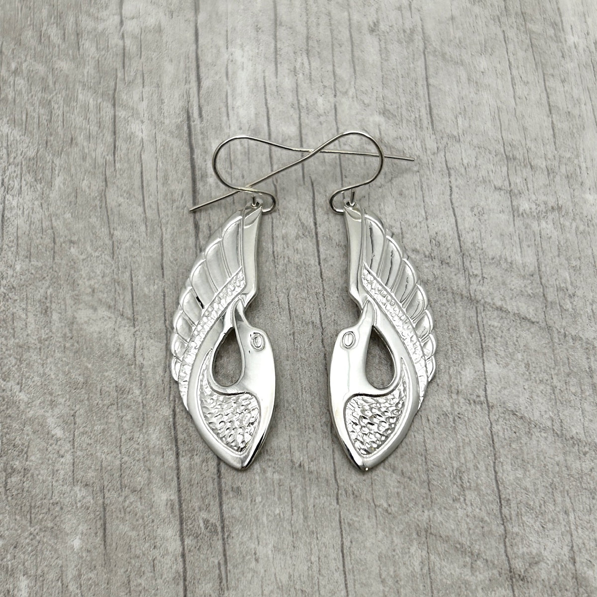 Boucles d'oreilles Loon