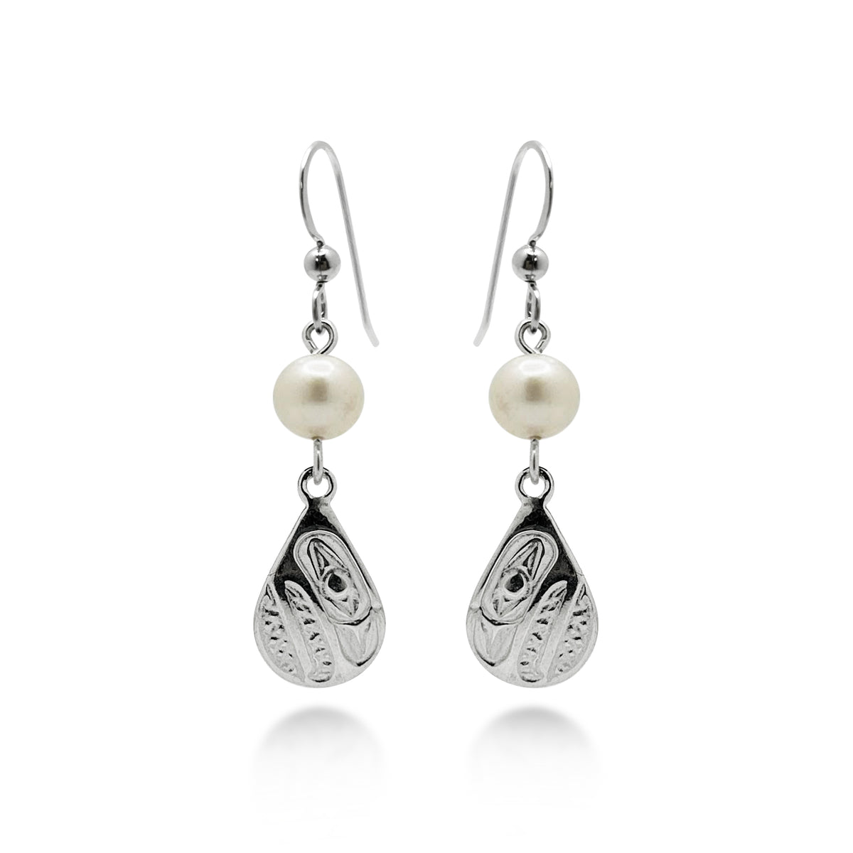 Boucles d'oreilles corbeau