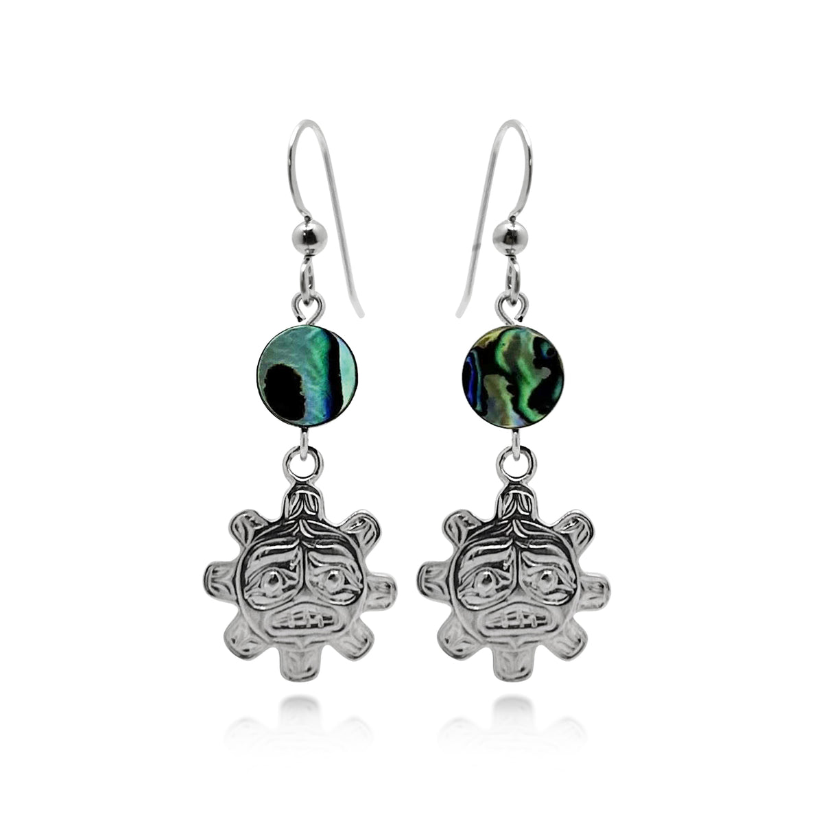 Boucles d'oreilles soleil
