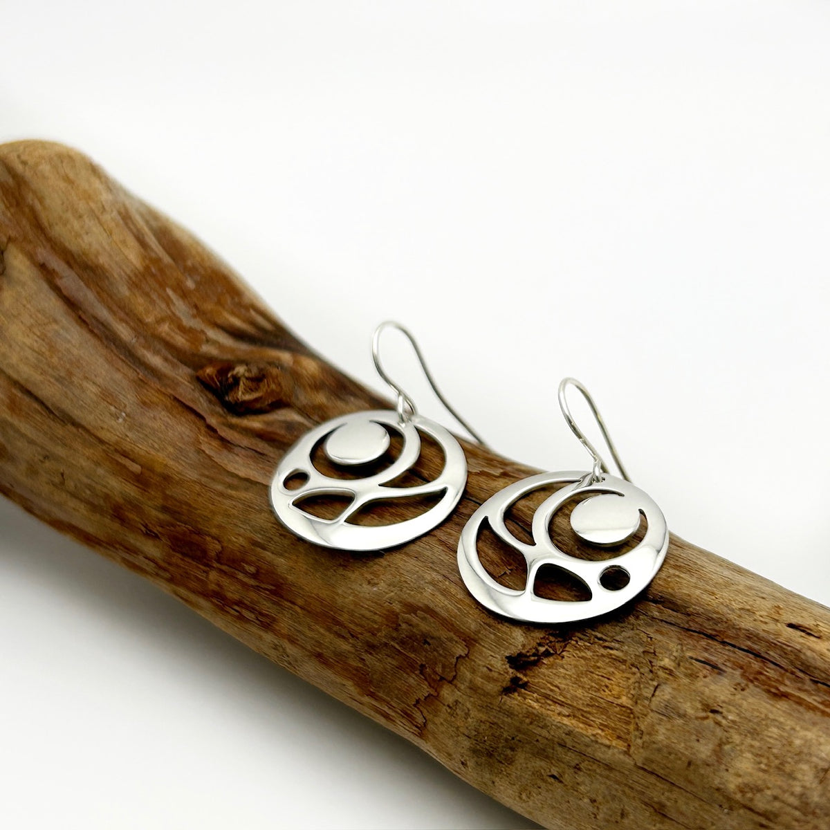 Boucles d'oreilles œuf de saumon