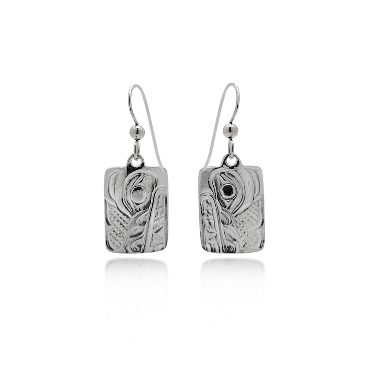 Boucles d'oreilles loup