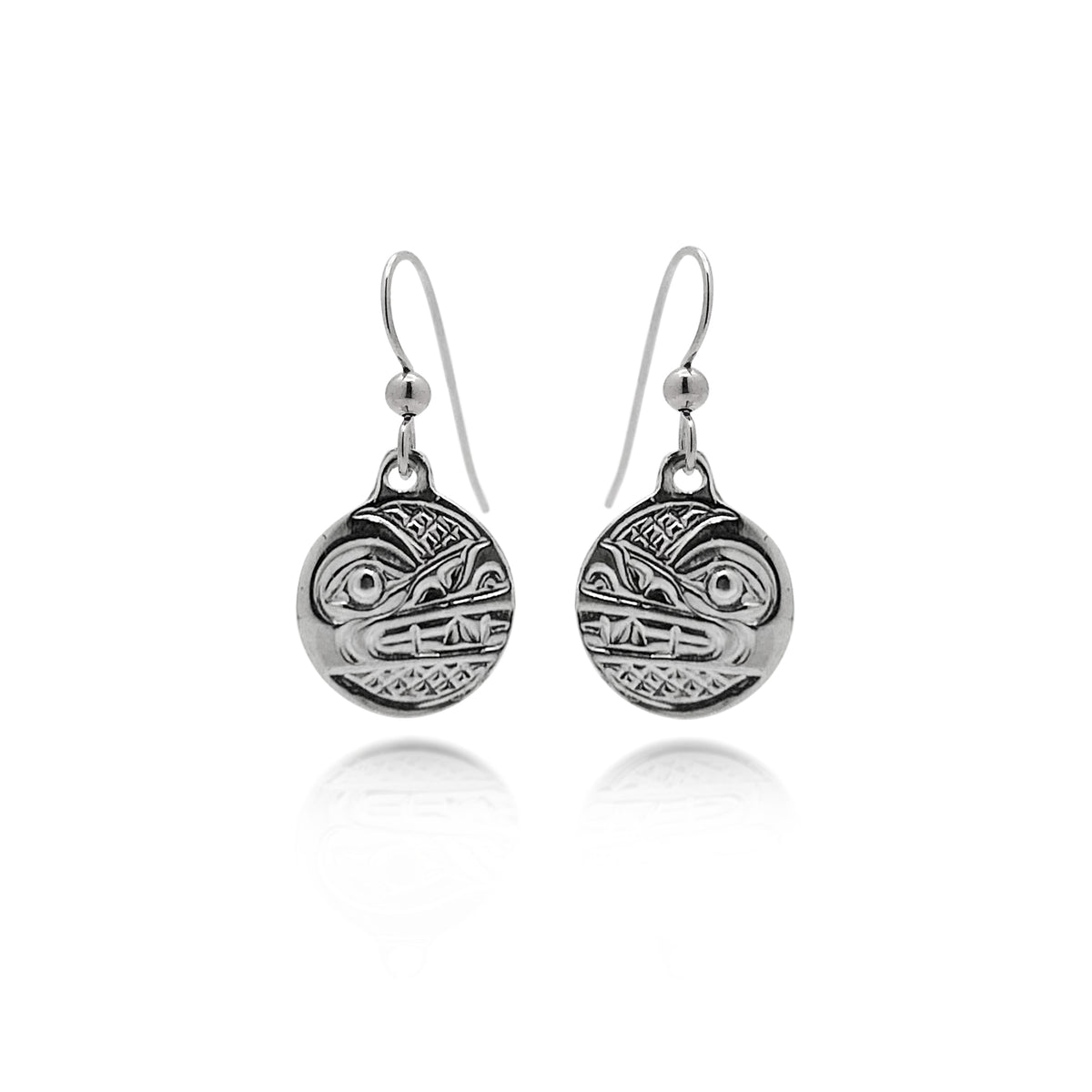 Boucles d'oreilles loup