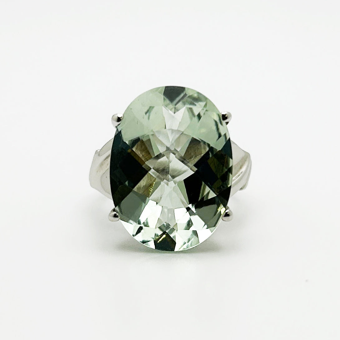 Green Amethyst Ring