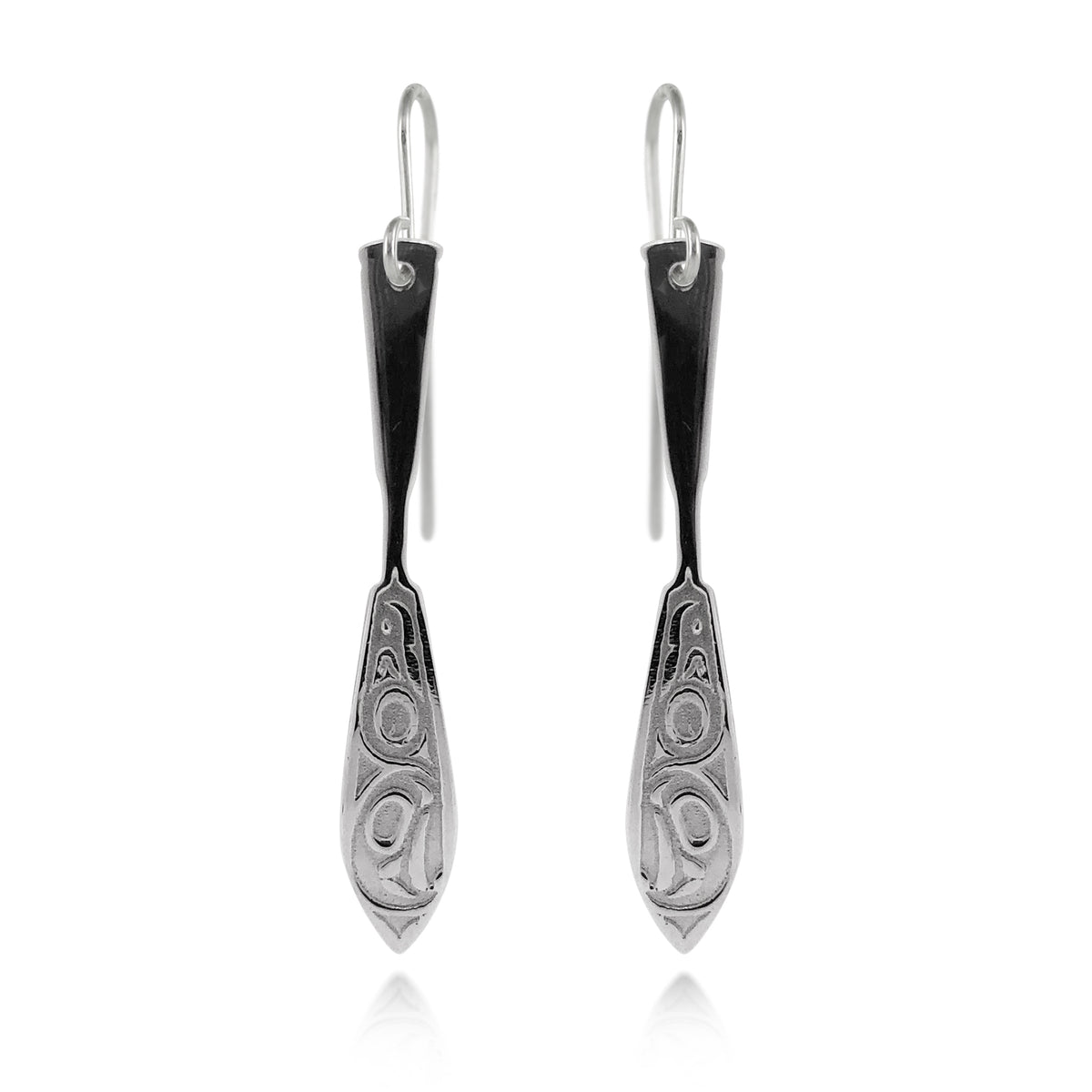 Boucles d'oreilles en forme de pagaie d'aigle