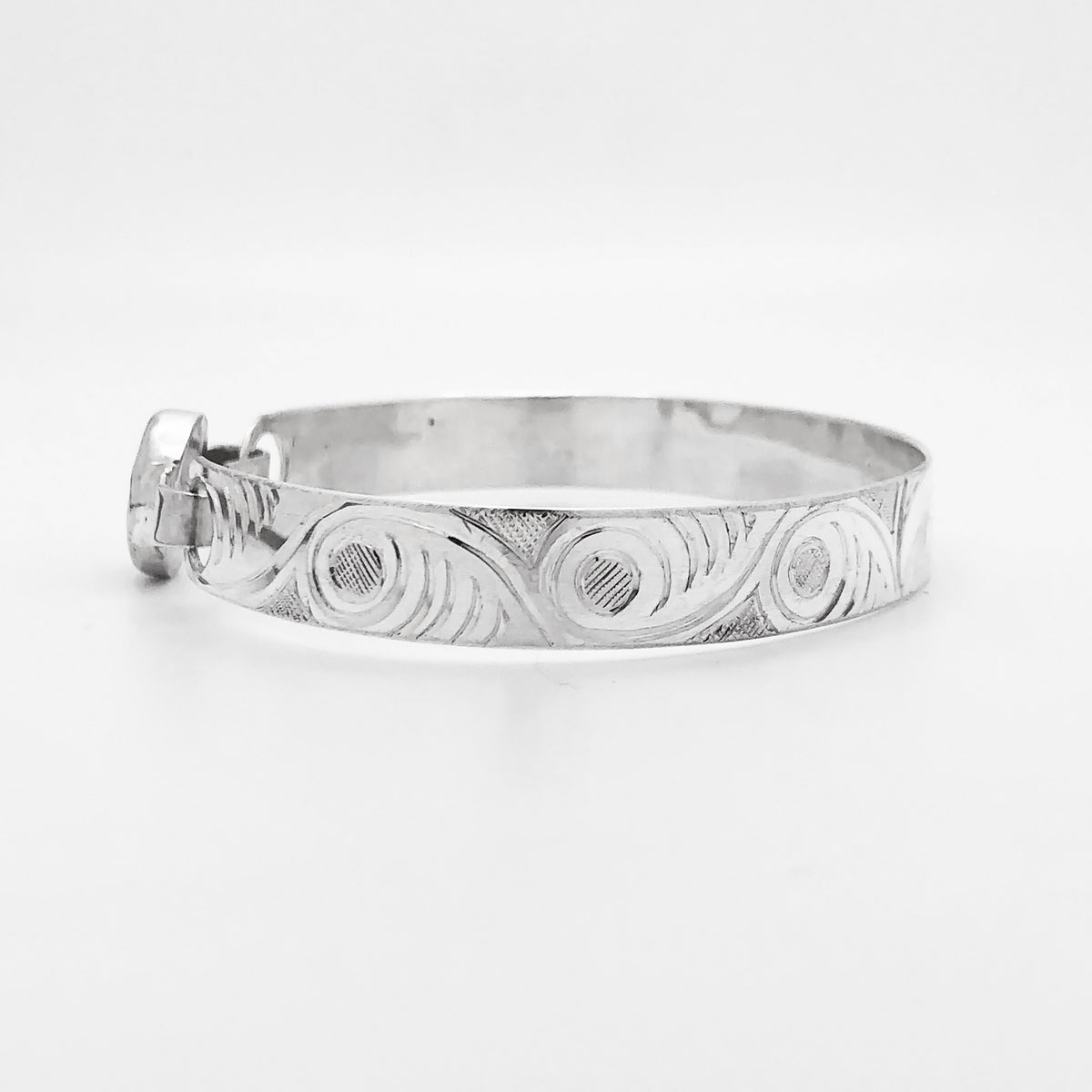 Owl Bangle with Abalone