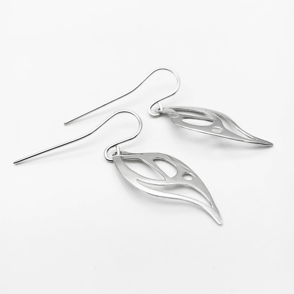 Boucles d'oreilles élément flamme