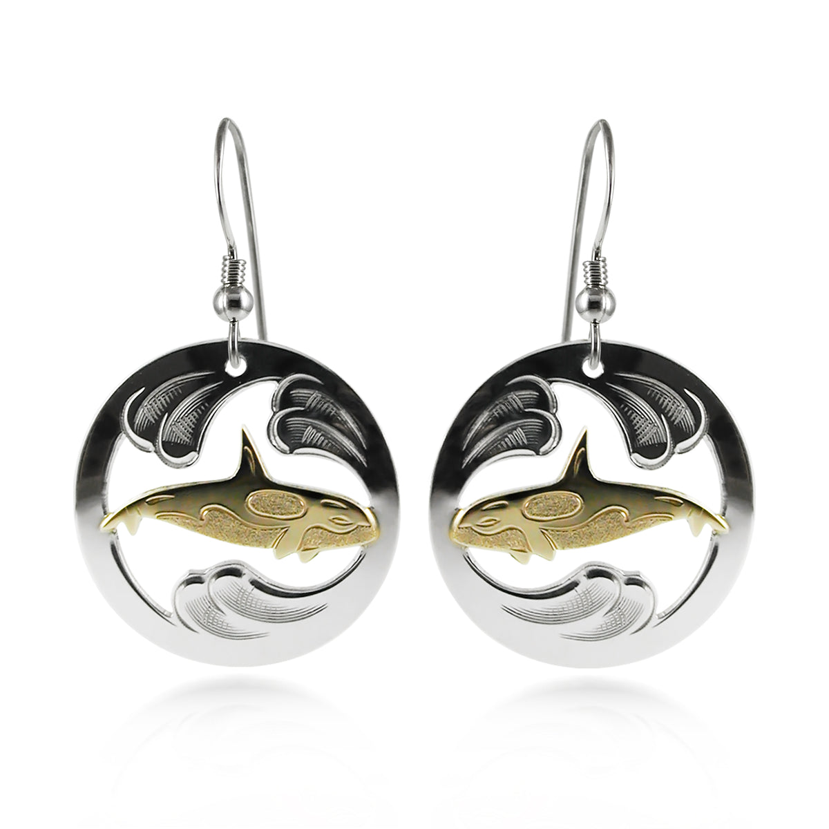 Boucles d'oreilles orque