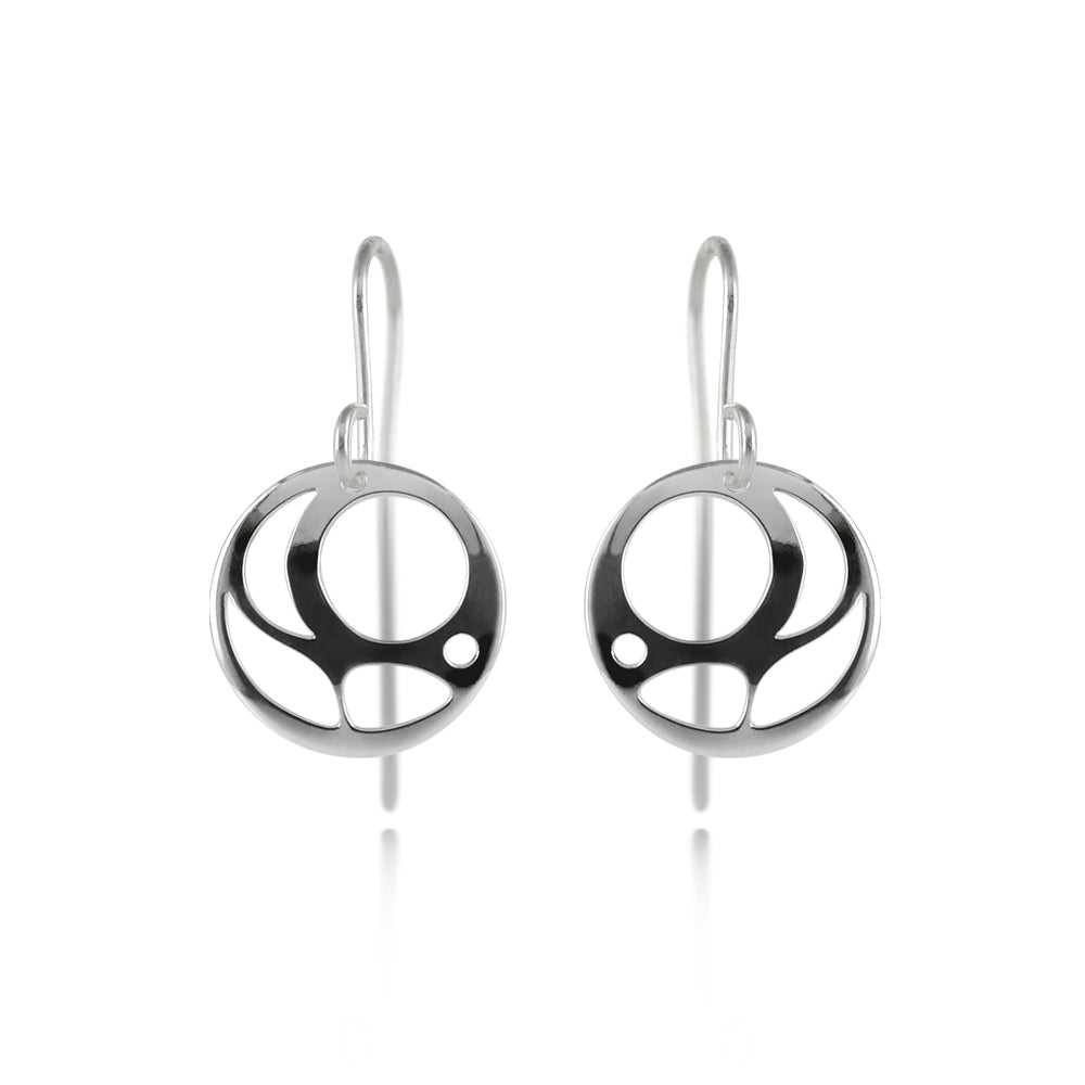 Boucles d'oreilles œuf de saumon