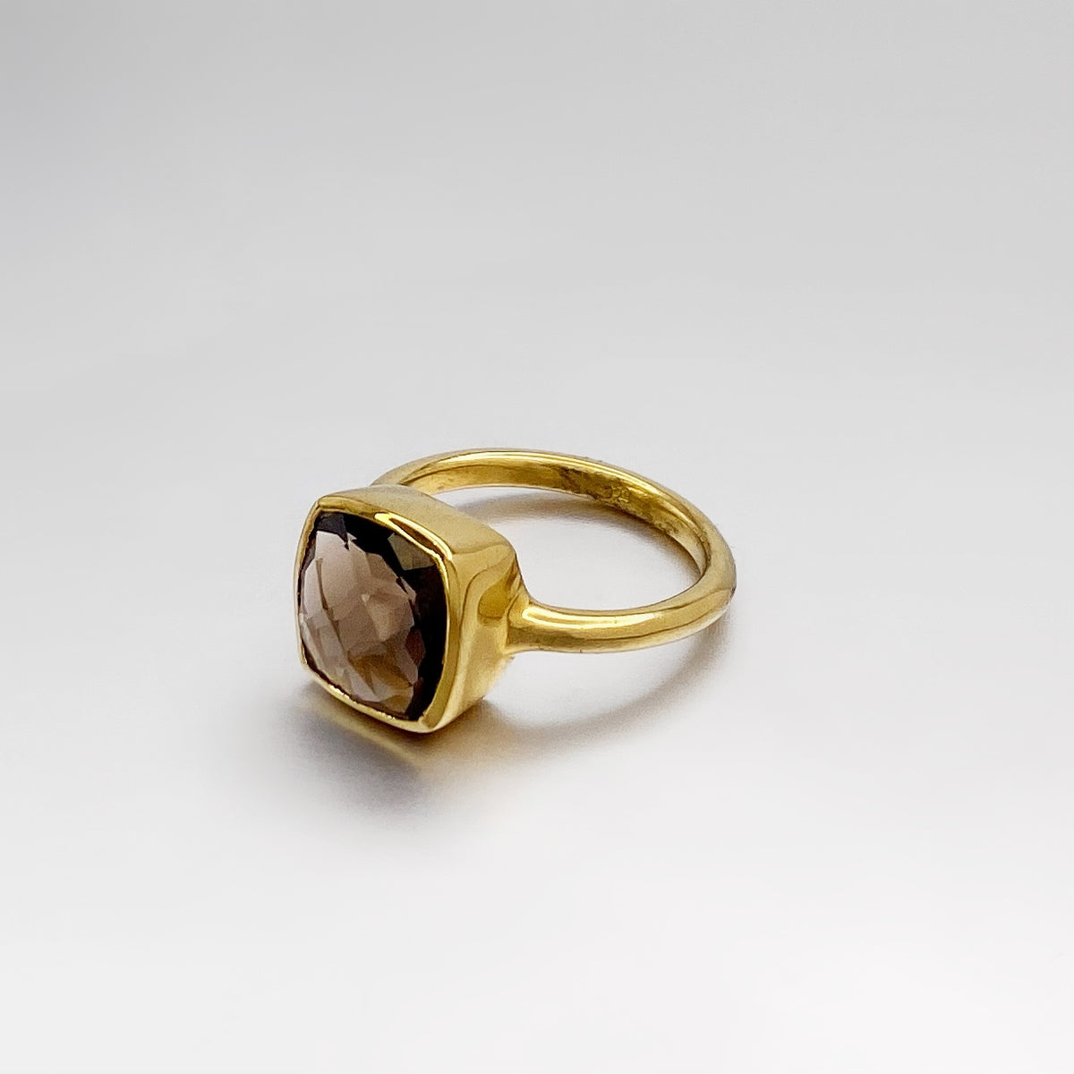 Bague Quartz Fumé