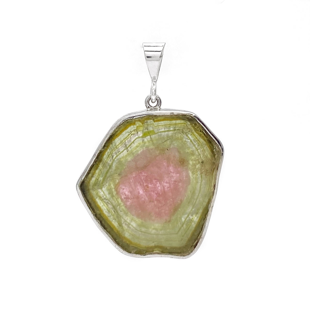 Pendentif Tourmaline Pastèque