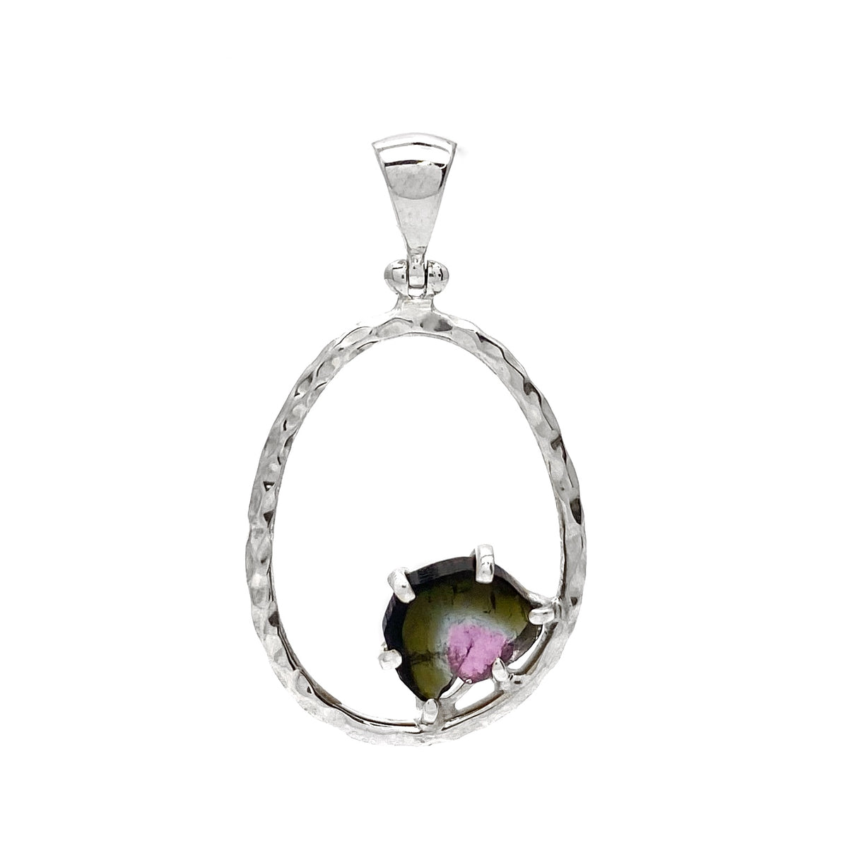Pendentif Tourmaline Pastèque