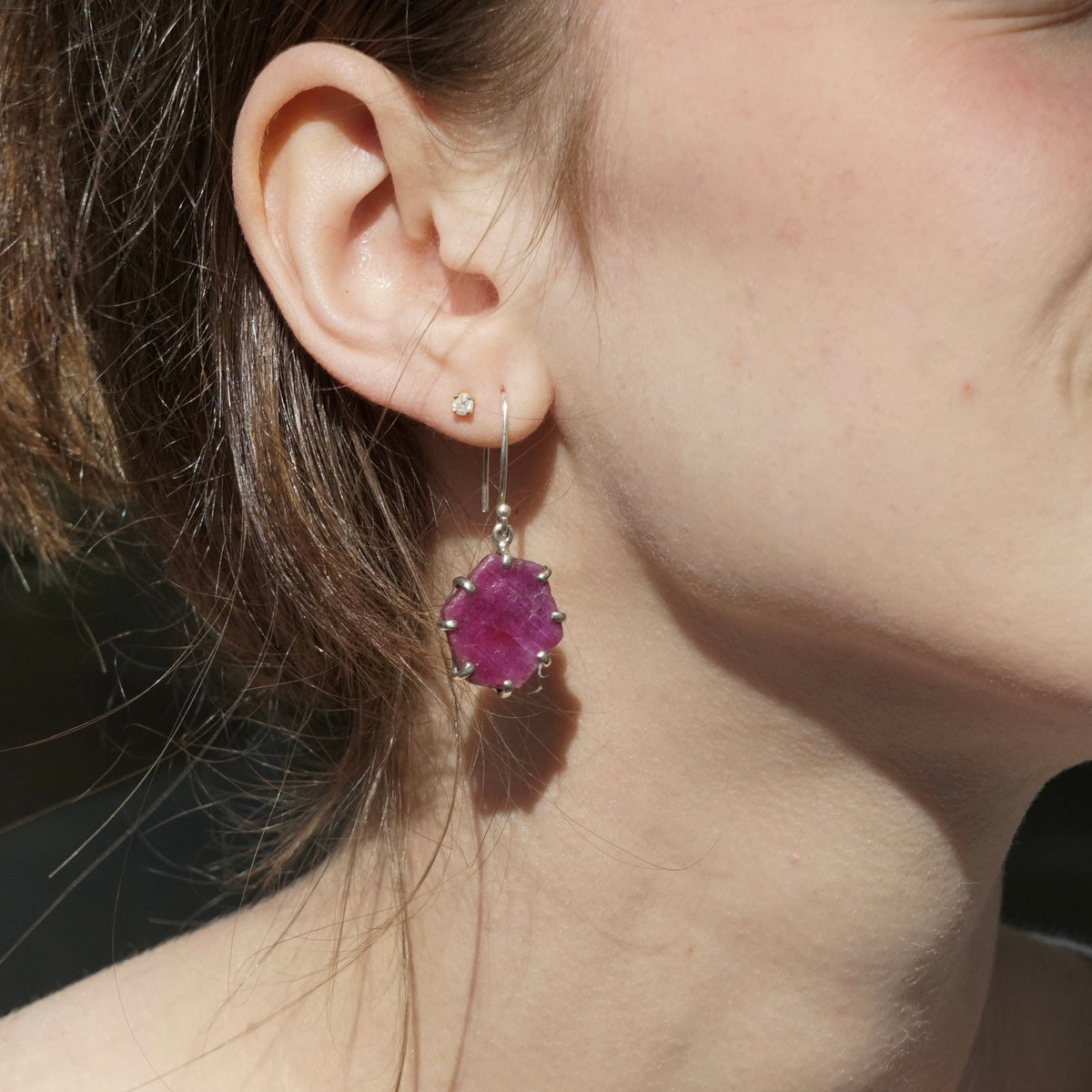 Boucles d'oreilles en rubis Record Keeper