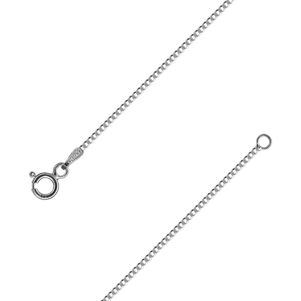 Curb Chain Necklace - 0.9mm