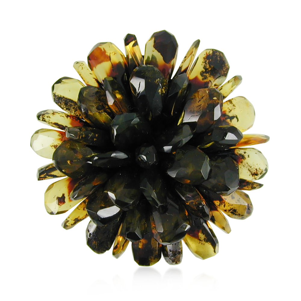 Multi Amber Pendant / Brooch