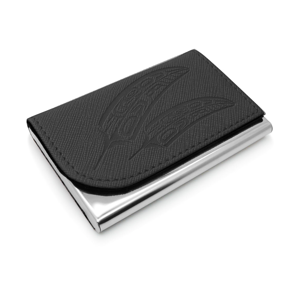 Porte-cartes en plumes d'aigle