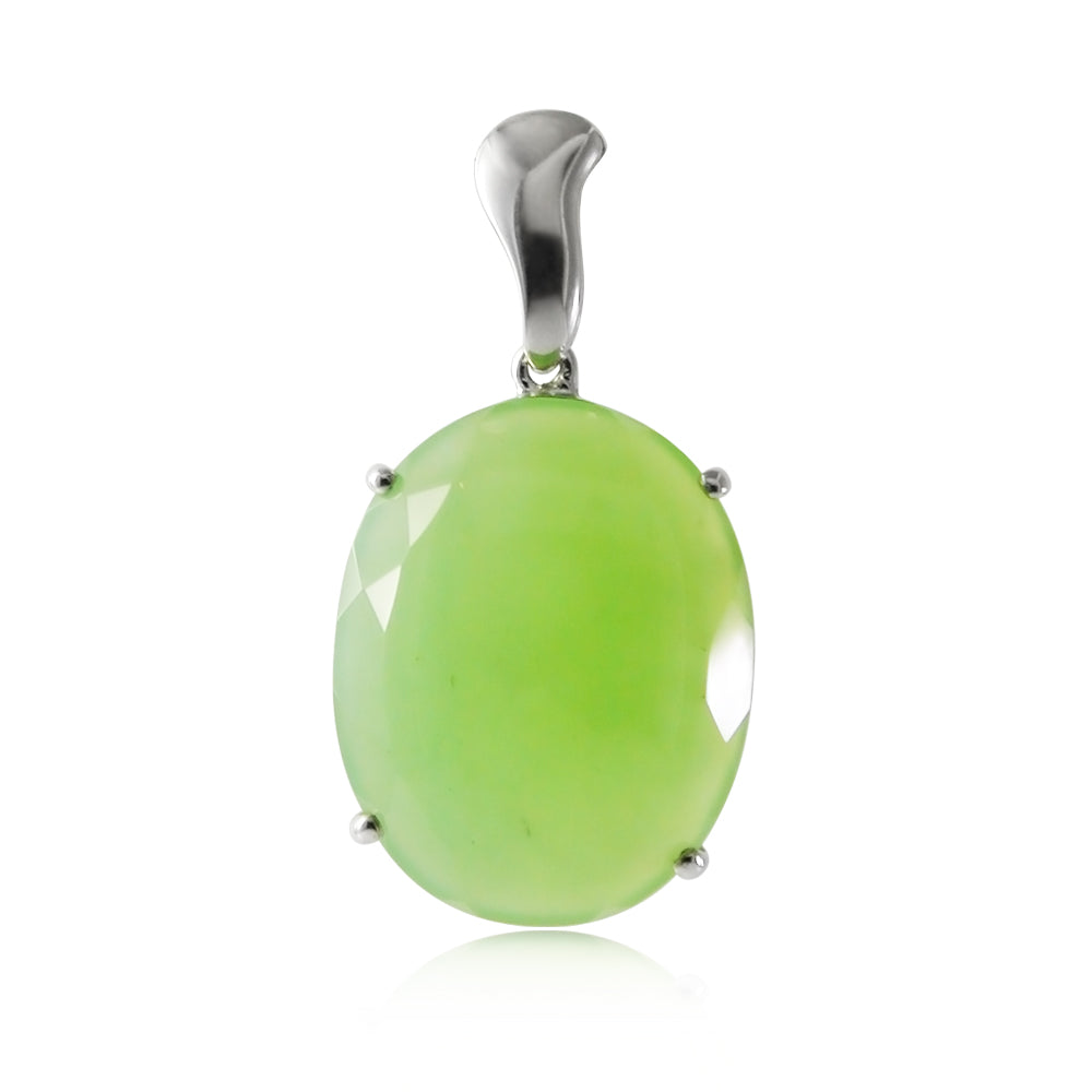 Pendentif en chrysoprase