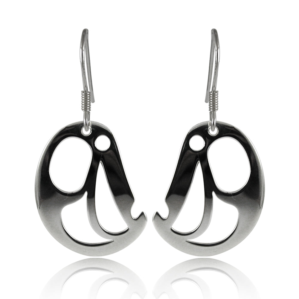 Boucles d'oreilles aigle