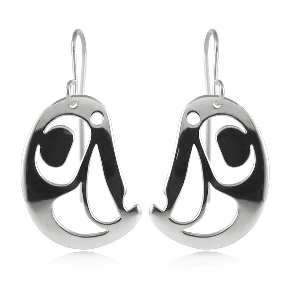 Boucles d'oreilles aigle