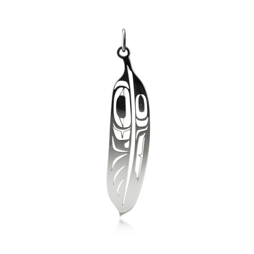 Pendentif en plumes d'aigle