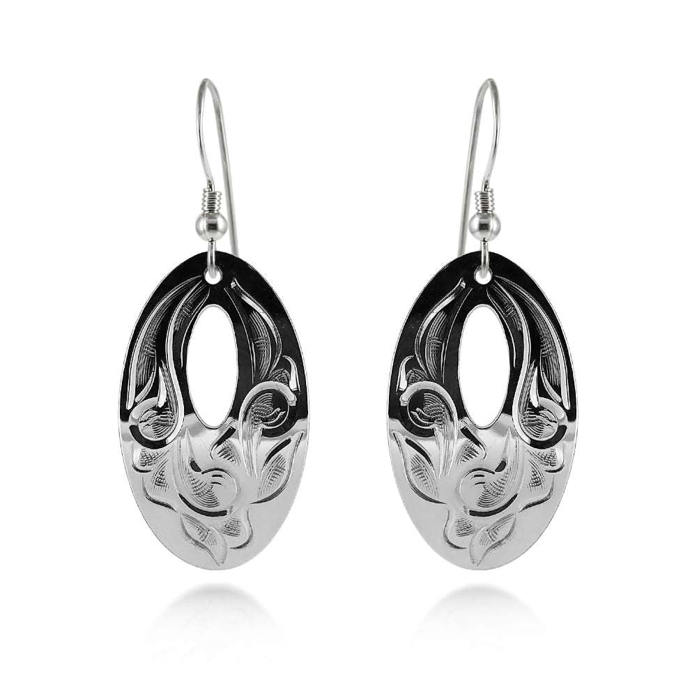 Boucles d'oreilles florales