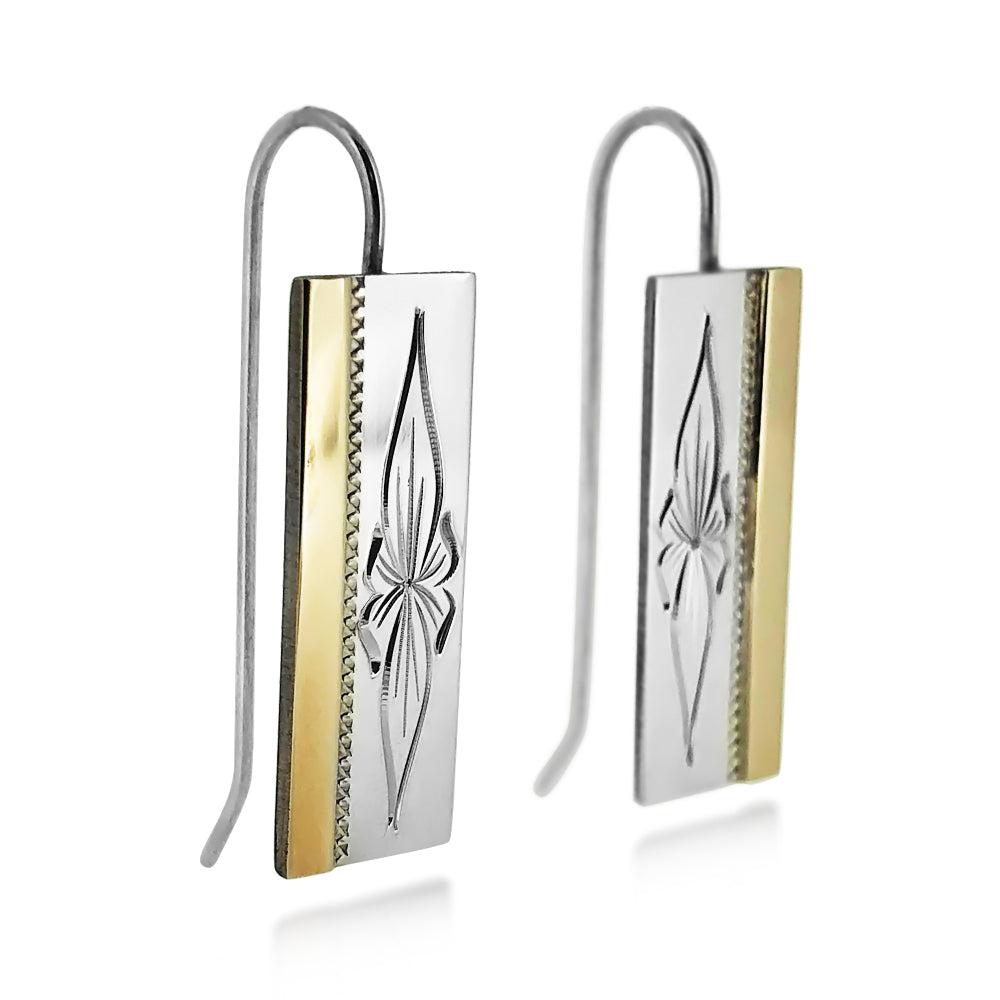 Boucles d'oreilles florales