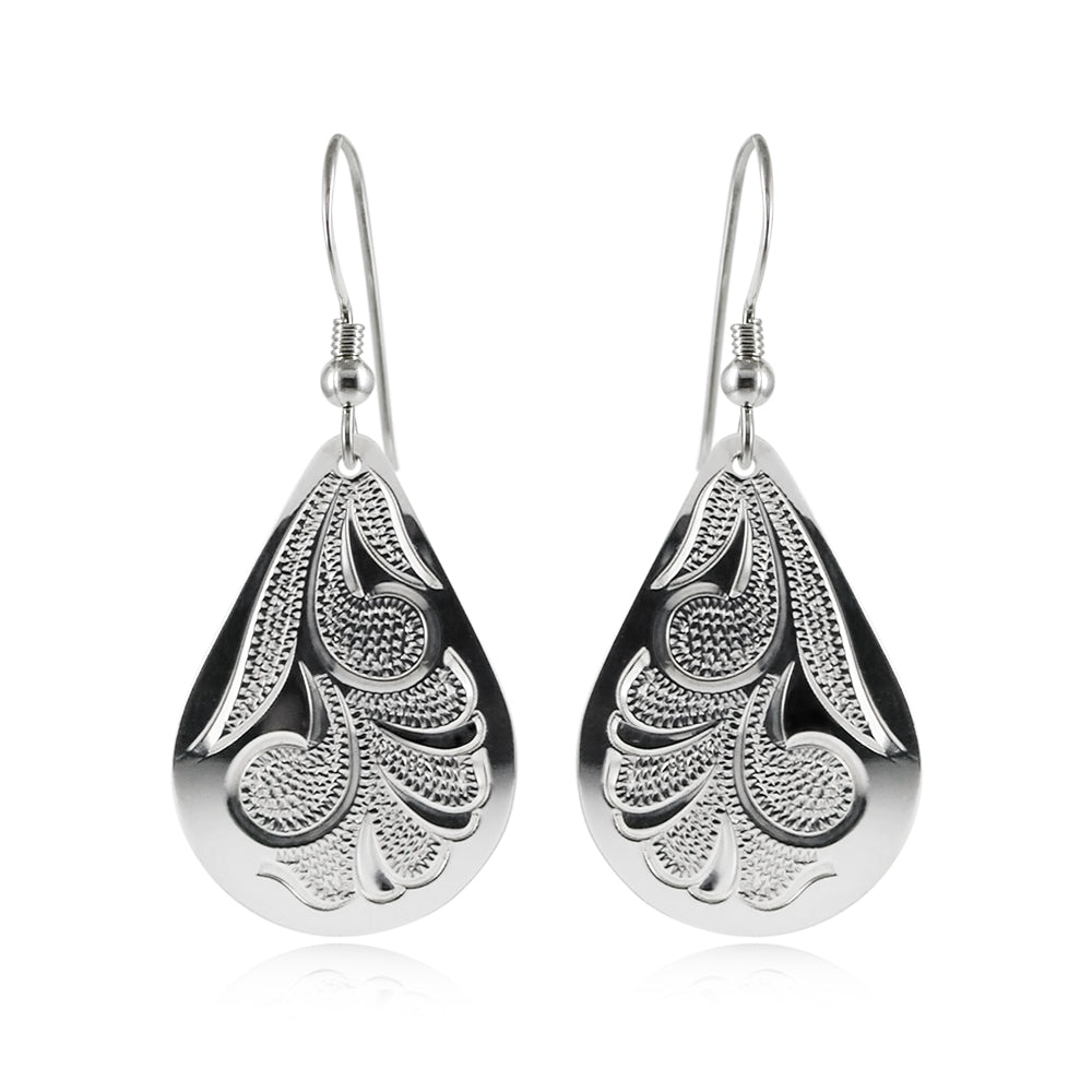 Boucles d'oreilles florales