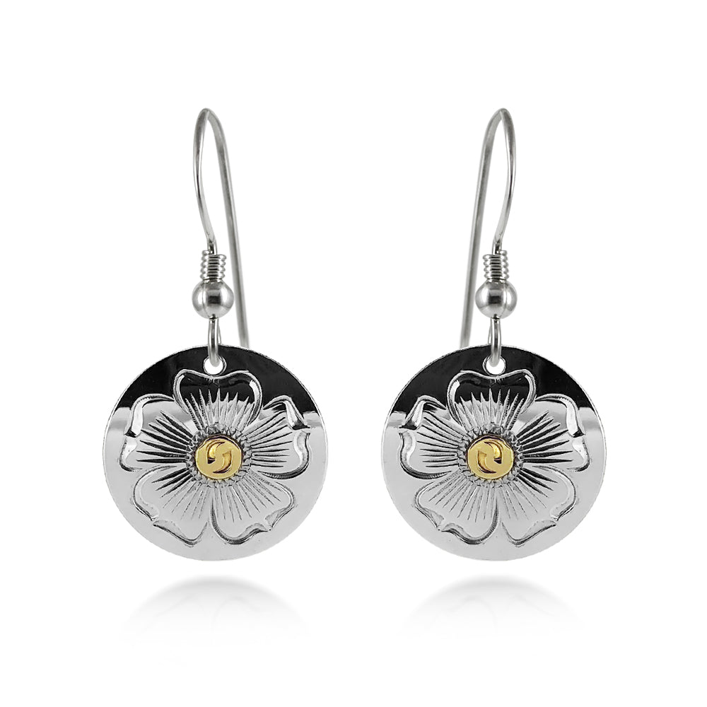 Boucles d'oreilles florales